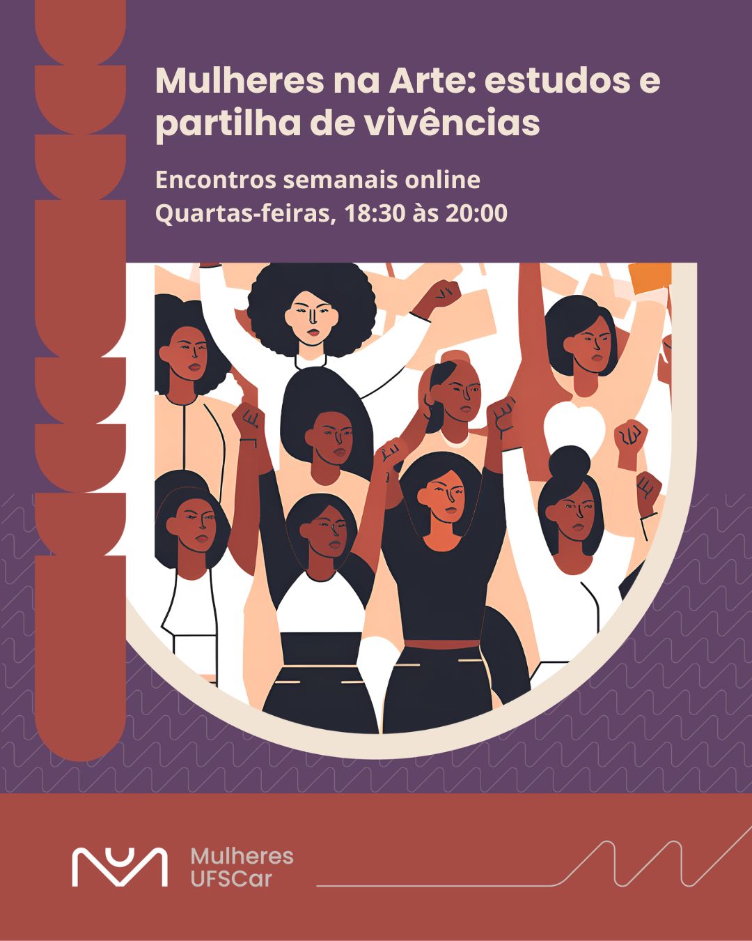 Primeiro encontro Mulheres na Arte: estudos e partilha de vivências