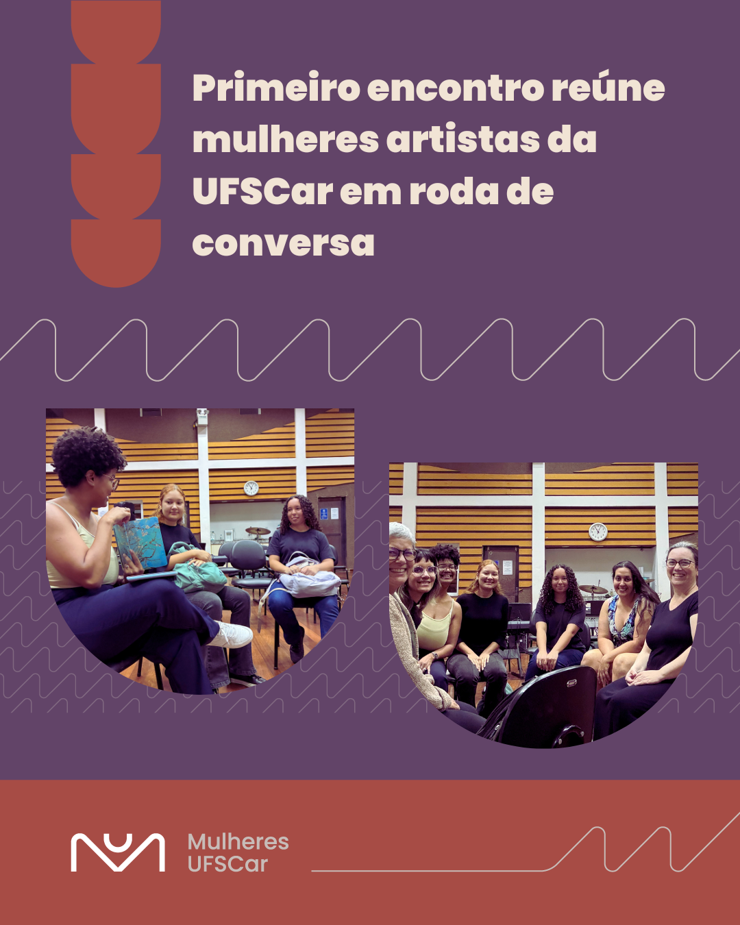 Primeiro encontro reúne mulheres artistas da UFSCar em roda de conversa