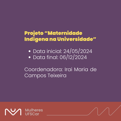 Projetos - Maternidade Indígena